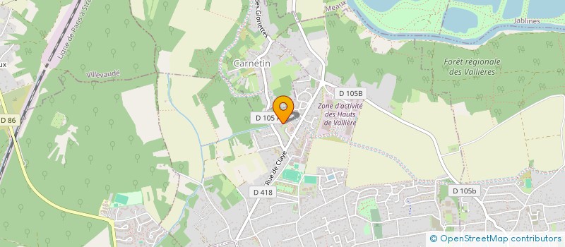 localisation de l'entreprise MONSIEUR DIDA NDAZI MANTSIA ETA  THORIGNY-SUR-MARNE