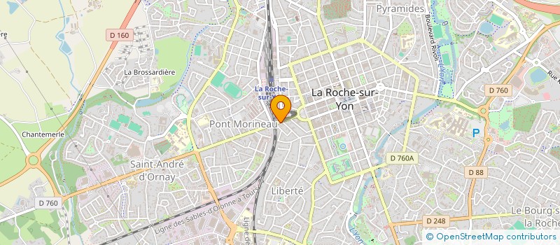 localisation de l'entreprise MONSIEUR DIDER FAIVRE à LA ROCHE-SUR-YON