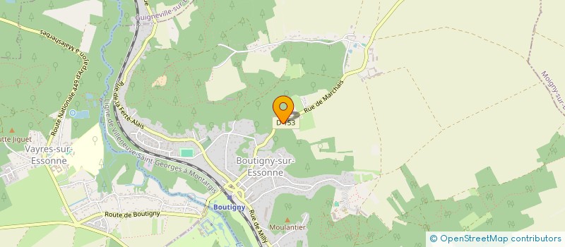 localisation de l'entreprise MONSIEUR DIDI CHUANG  BOUTIGNY-SUR-ESSONNE