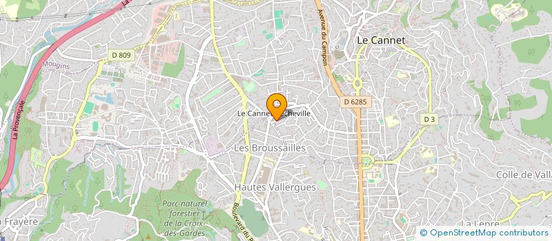 localisation de l'entreprise MONSIEUR DIDI ESPOIR OFI à LE CANNET