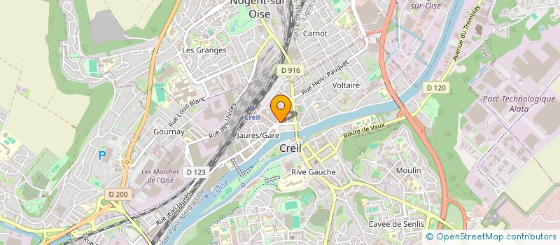 localisation de l'entreprise MONSIEUR DIDIER ADAM à CREIL
