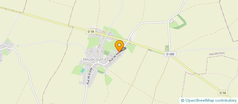 localisation de l'entreprise MONSIEUR DIDIER AERNOUTS  HEUDICOURT