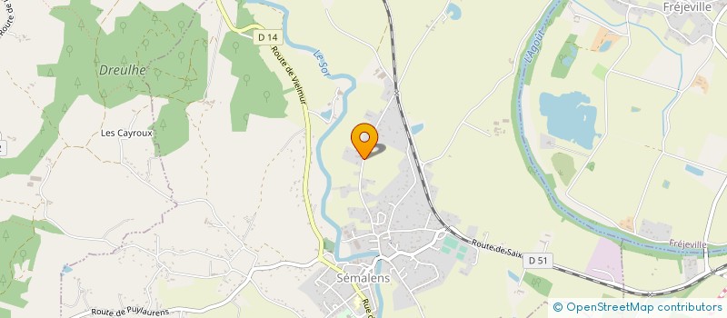 localisation de l'entreprise MONSIEUR DIDIER ALARY  SEMALENS