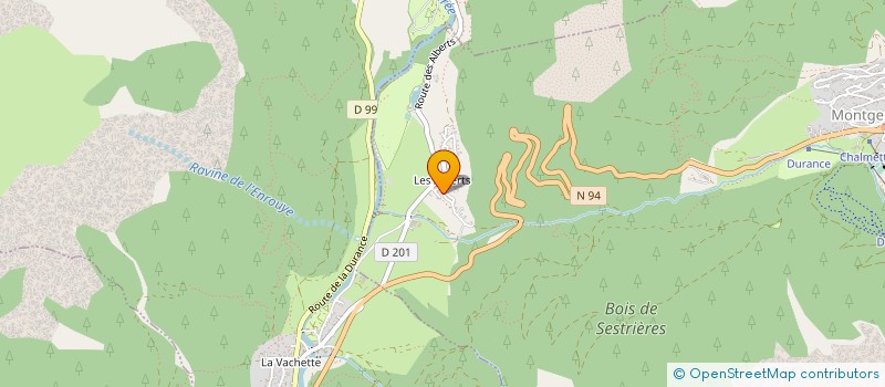 localisation de l'entreprise MONSIEUR DIDIER ALBERTIN  MONTGENEVRE