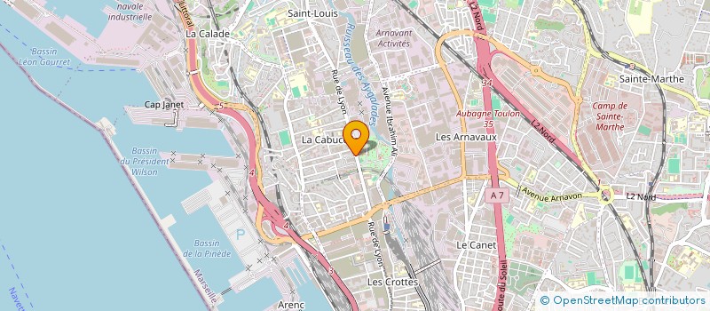localisation de l'entreprise MONSIEUR DIDIER ALBON  MARSEILLE