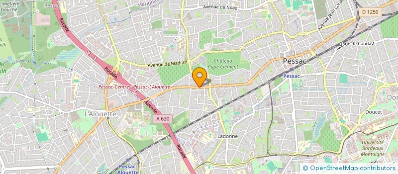 localisation de l'entreprise MONSIEUR DIDIER ALEAUME  PESSAC