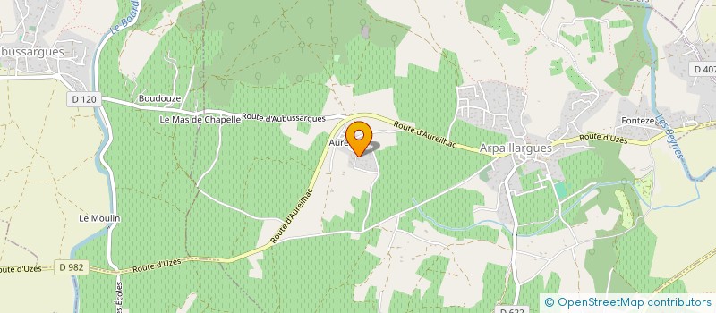 localisation de l'entreprise MONSIEUR DIDIER ALLAMAN  ARPAILLARGUES-ET-AUREILLAC