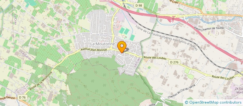 localisation de l'entreprise MONSIEUR DIDIER ALLEMAND  LA CRAU