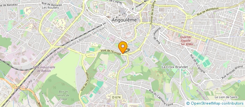 localisation de l'entreprise MONSIEUR DIDIER ALVES à ANGOULEME