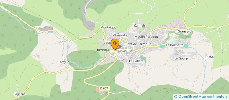 localisation de l'entreprise MONSIEUR DIDIER AMARAL  LACAUNE