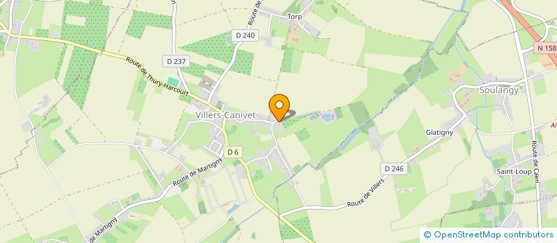 localisation de l'entreprise MONSIEUR DIDIER AMESLANT  VILLERS-CANIVET