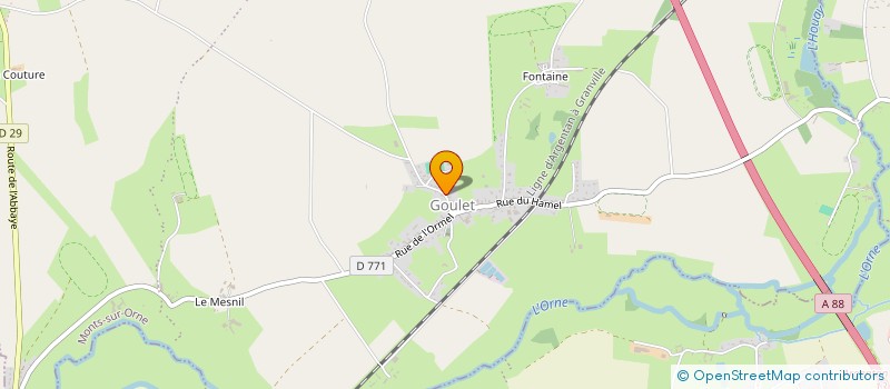 localisation de l'entreprise MONSIEUR DIDIER AMICE  MONTS-SUR-ORNE