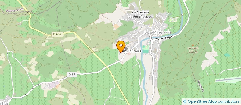 localisation de l'entreprise MONSIEUR DIDIER ANCEL  BIZE-MINERVOIS