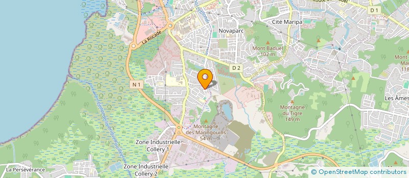 localisation de l'entreprise MONSIEUR DIDIER ANDRE  CAYENNE