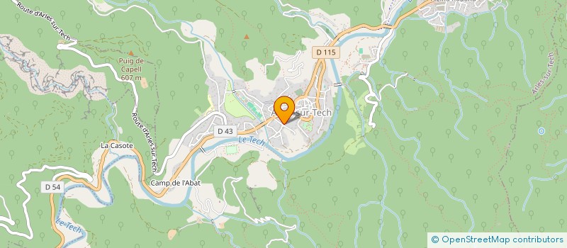 localisation de l'entreprise MONSIEUR DIDIER ANDRE HEYMANS  ARLES-SUR-TECH