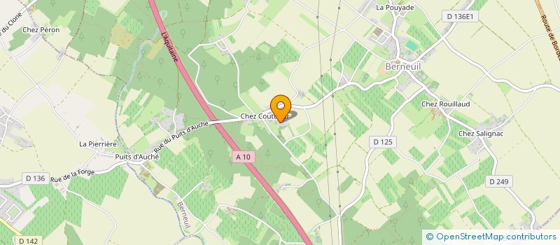 localisation de l'entreprise MONSIEUR DIDIER ANDREAU  BERNEUIL