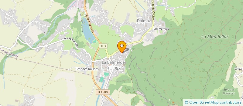 localisation de l'entreprise MONSIEUR DIDIER ANGELLOZ-NICOUD  LA BALME-DE-SILLINGY