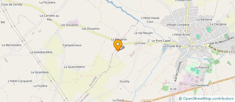 localisation de l'entreprise MONSIEUR DIDIER ANGER  MARIGNY-LE-LOZON