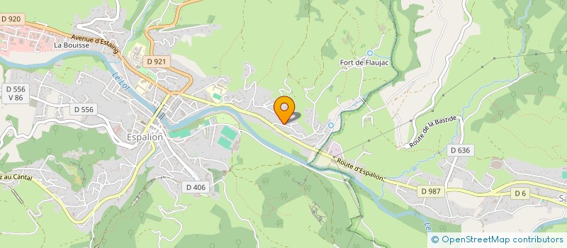 localisation de l'entreprise MONSIEUR DIDIER ANGLES  ESPALION