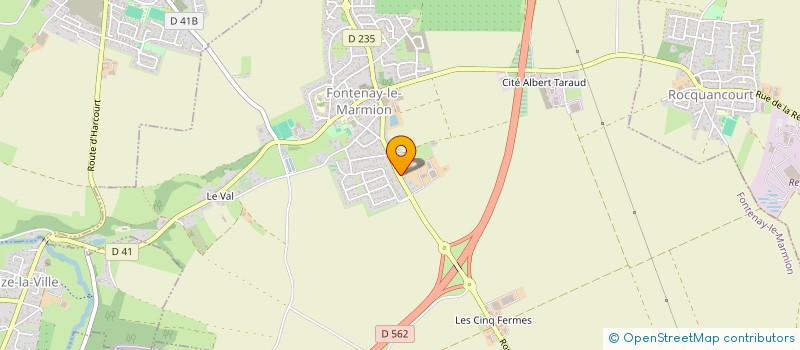 localisation de l'entreprise MONSIEUR DIDIER ANNE  FONTENAY-LE-MARMION