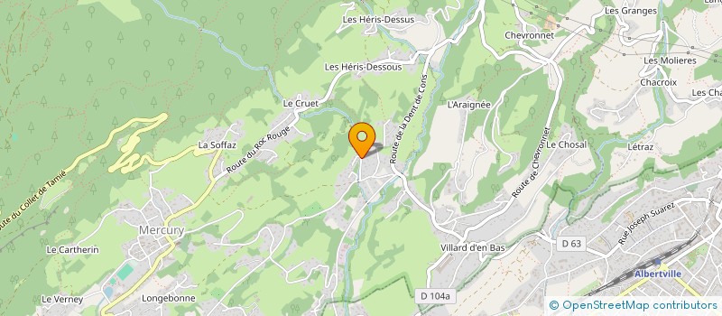 localisation de l'entreprise MONSIEUR DIDIER ANSELME-MARTIN à MERCURY