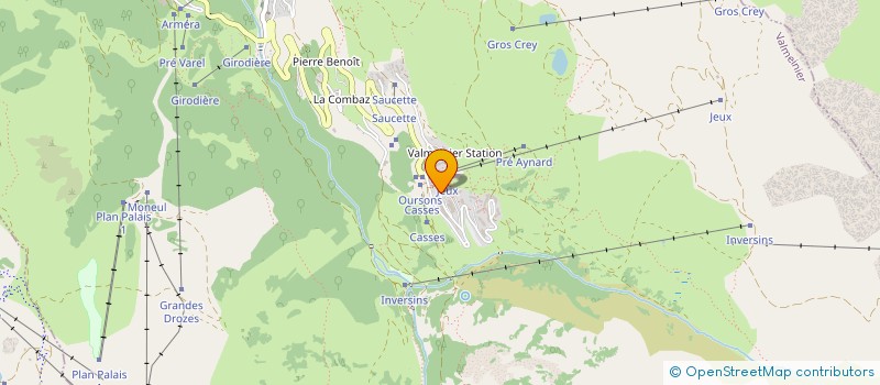 localisation de l'entreprise MONSIEUR DIDIER ANSELMET  VALMEINIER