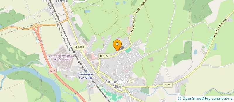 localisation de l'entreprise MONSIEUR DIDIER ARAR  VARENNES-SUR-ALLIER