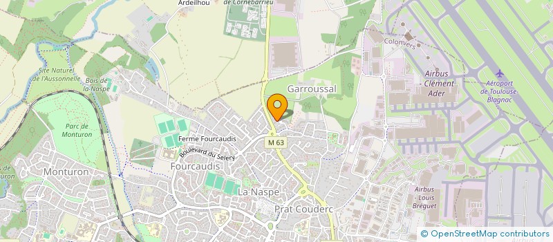 localisation de l'entreprise MONSIEUR DIDIER ARIBAUD à COLOMIERS