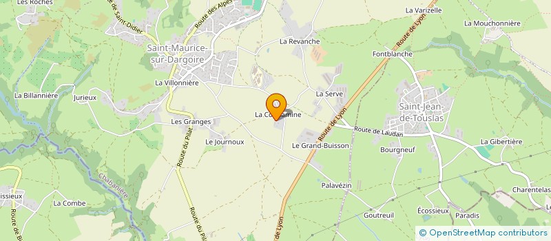 localisation de l'entreprise MONSIEUR DIDIER ARTHAUD  CHABANIERE