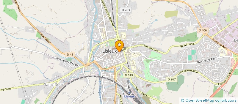 localisation de l'entreprise MONSIEUR DIDIER AUDES à LISIEUX