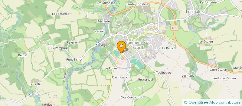 localisation de l'entreprise MONSIEUR DIDIER AUDIC à GUEMENE-SUR-SCORFF