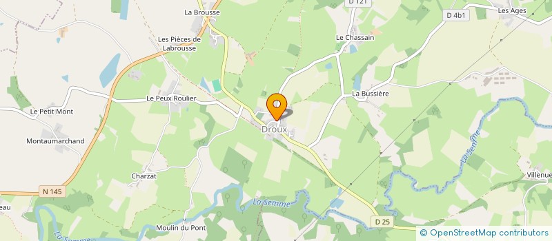 localisation de l'entreprise MONSIEUR DIDIER AUDIER à DOMPIERRE-LES-EGLISES