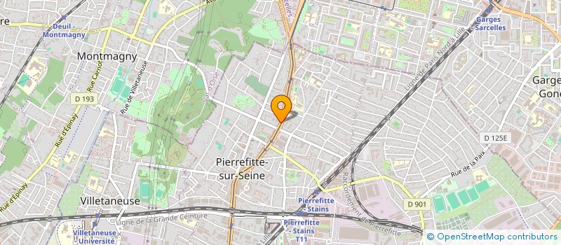 localisation de l'entreprise MONSIEUR DIDIER AUDOUY à PIERREFITTE-SUR-SEINE