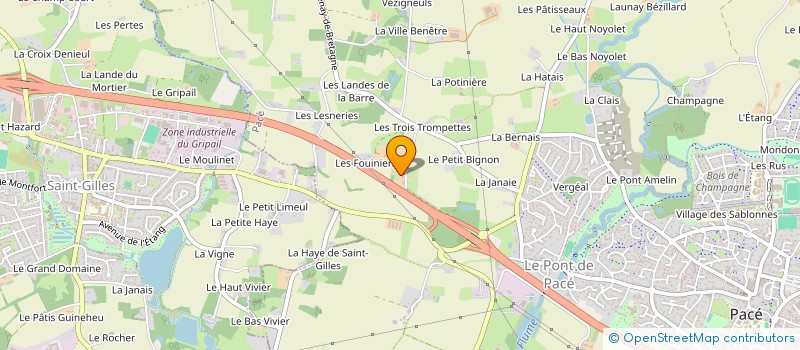 localisation de l'entreprise MONSIEUR DIDIER AUFFRAY à PACE