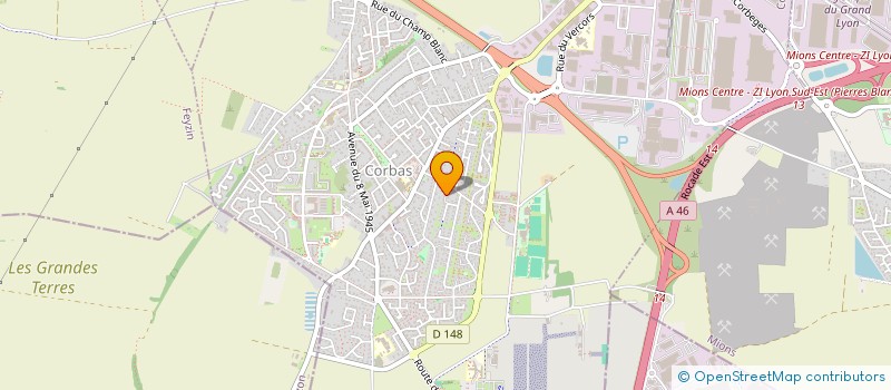 localisation de l'entreprise MONSIEUR DIDIER AURELE à CORBAS