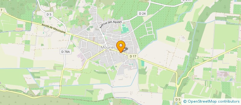 localisation de l'entreprise MONSIEUR DIDIER AVEROUS  MOURIES