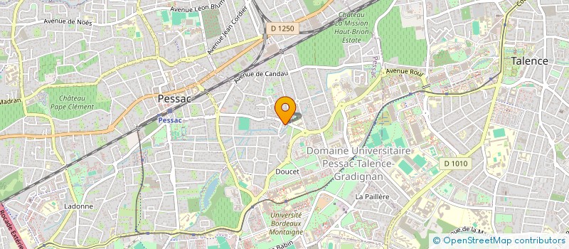localisation de l'entreprise MONSIEUR DIDIER AVIRON  PESSAC