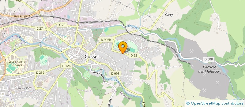localisation de l'entreprise MONSIEUR DIDIER AYME à CUSSET