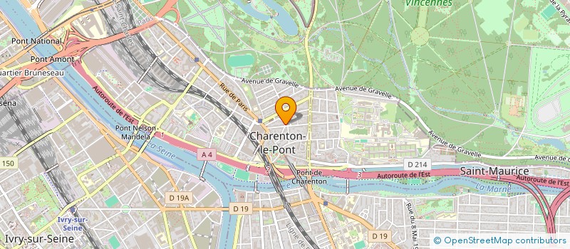 localisation de l'entreprise MONSIEUR DIDIER AZOULAY  CHARENTON-LE-PONT