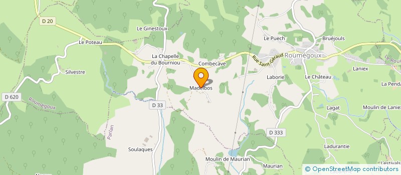 localisation de l'entreprise MONSIEUR DIDIER BAC à ROUMEGOUX