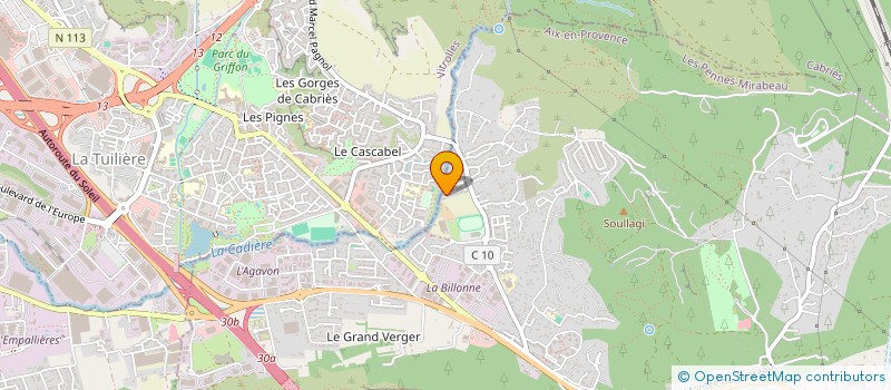 localisation de l'entreprise MONSIEUR DIDIER BACCOU à LES PENNES-MIRABEAU