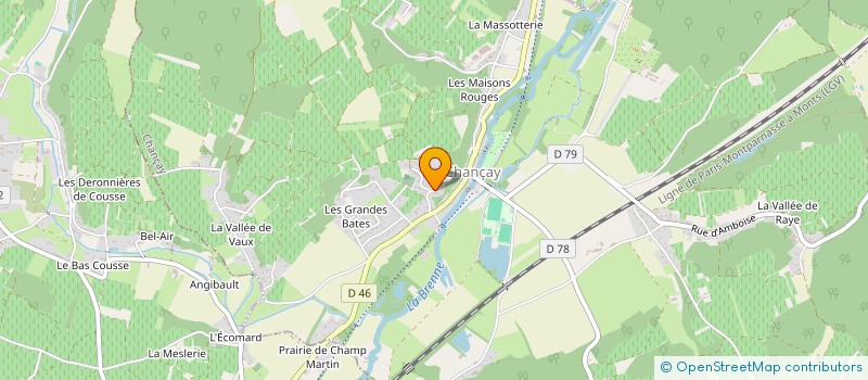 localisation de l'entreprise MONSIEUR DIDIER BADAIRE  CHANCAY