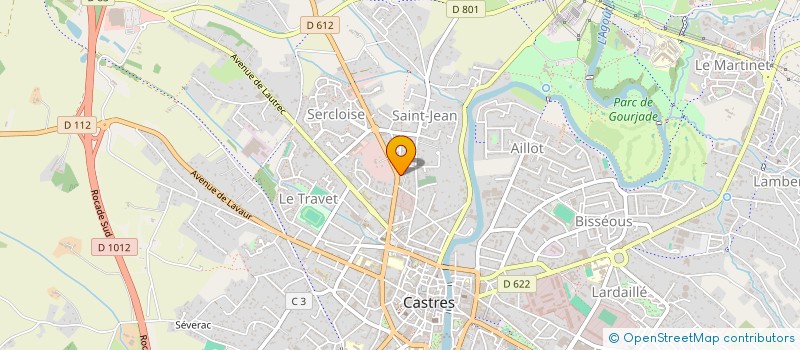 localisation de l'entreprise MONSIEUR DIDIER BAGES  CASTRES