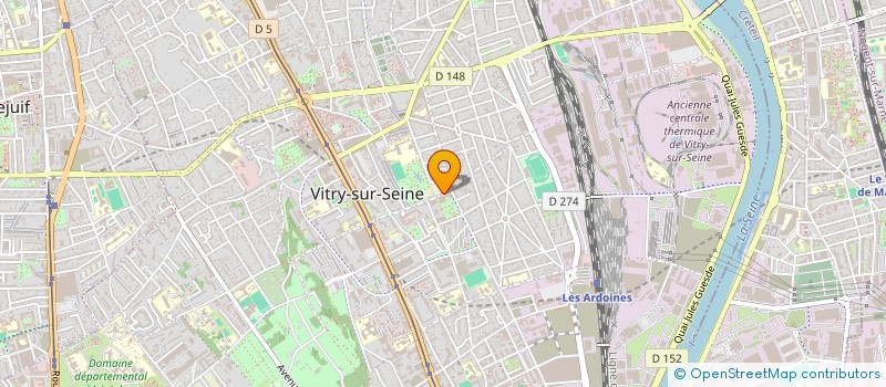localisation de l'entreprise MONSIEUR DIDIER BAILLARGEAU à VITRY-SUR-SEINE