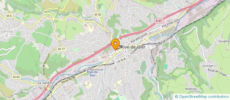 localisation de l'entreprise MONSIEUR DIDIER BALLOY à RIVE-DE-GIER
