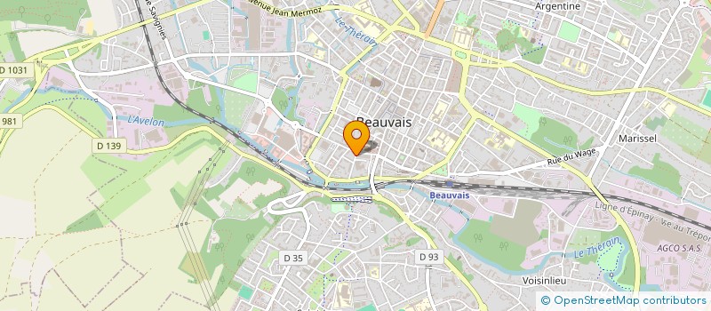 localisation de l'entreprise MONSIEUR DIDIER BANNIER  BEAUVAIS