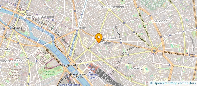 localisation de l'entreprise MONSIEUR DIDIER BAPTISTE à PARIS