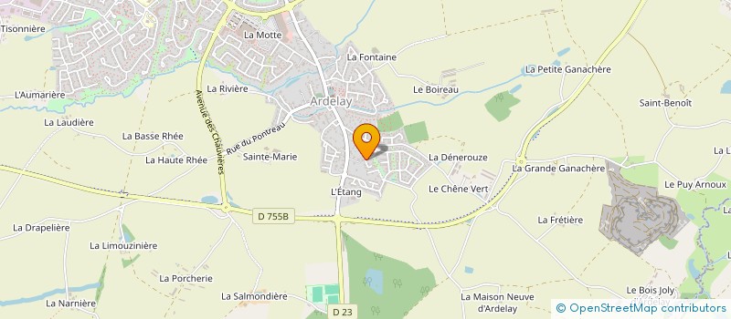 localisation de l'entreprise MONSIEUR DIDIER BARBARIT  LES HERBIERS