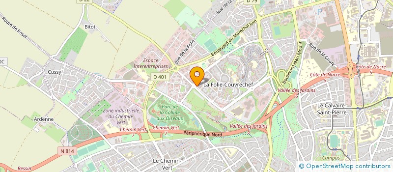 localisation de l'entreprise MONSIEUR DIDIER BARBIER à CAEN