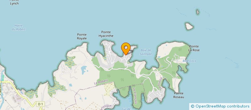 localisation de l'entreprise MONSIEUR DIDIER BARBIER à LE ROBERT